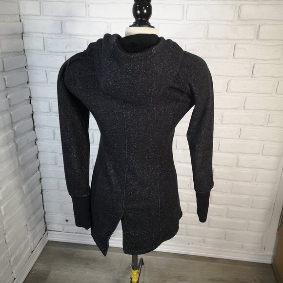 The North Face Ladies Size XS Black Faux Fur Lined Jacket with Hood - Picture 2 of 14